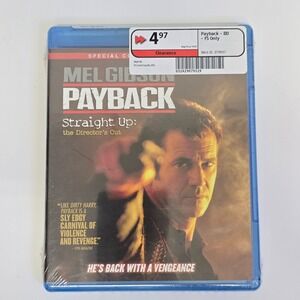 Payback Blu-ray Straight Up‎ Directors Cut Action Movie Mel Gibson Paramount